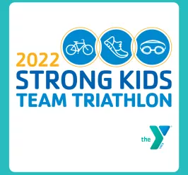 Event graphic for the 2022 YMCA team triathlon