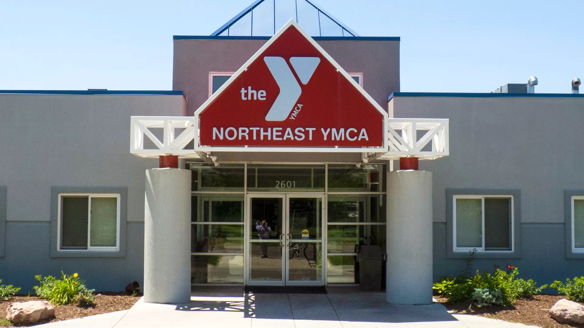 Outside view of the Northeast YMCA.