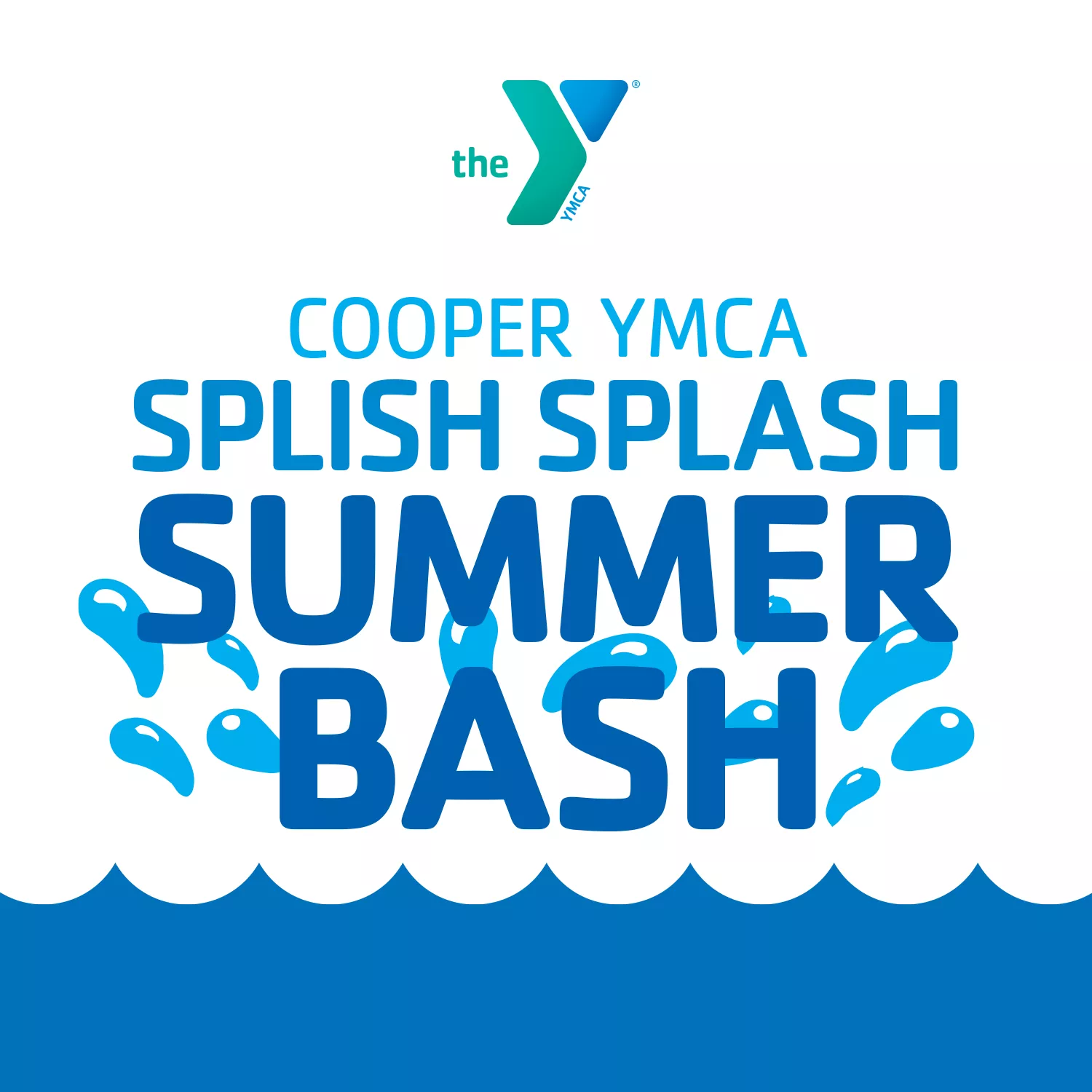 Event graphic for splish splash summer bash