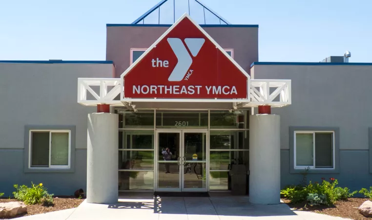Outside view of the Northeast YMCA.