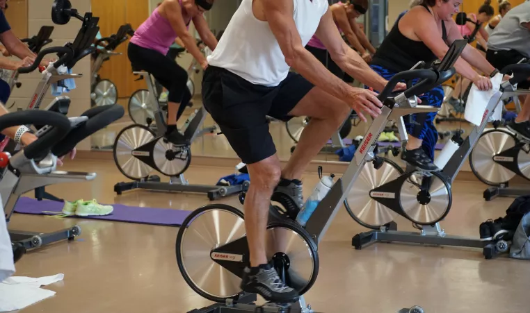 Video Group Cycling at the Y YMCA of Lincoln NE