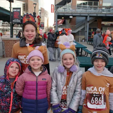 Group photo of runners during the 2023 Turkey Trot