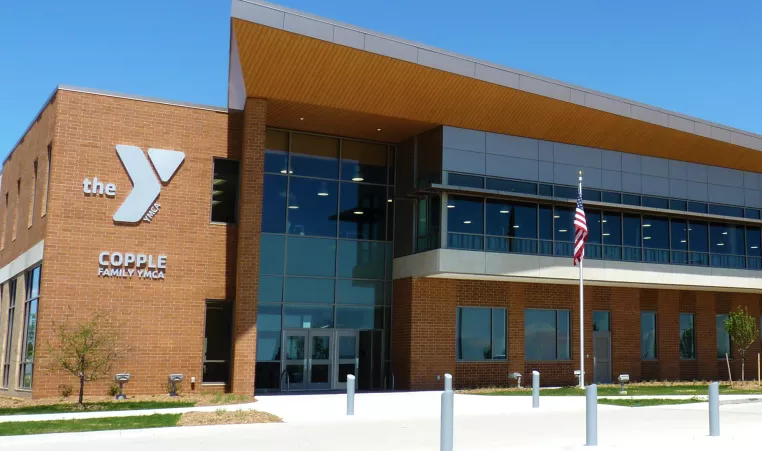 Outside view of the Copple Family YMCA