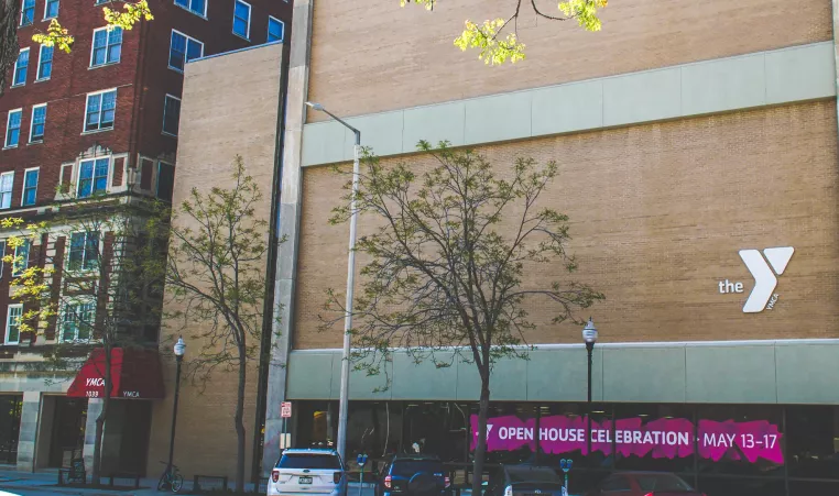 Outside view of the Downtown YMCA.